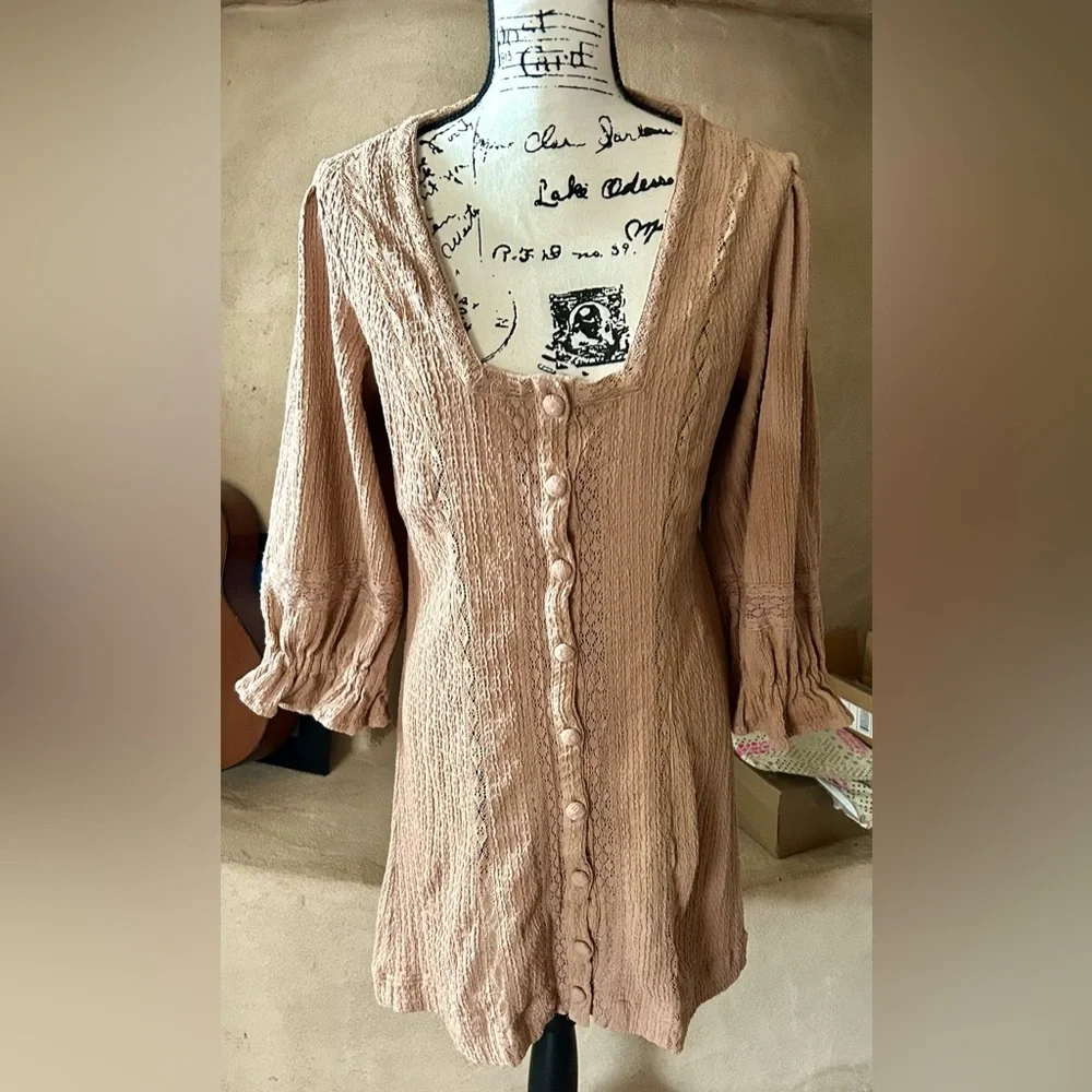 Free People Jules Mini Dress EUC - Picture 5 of 8